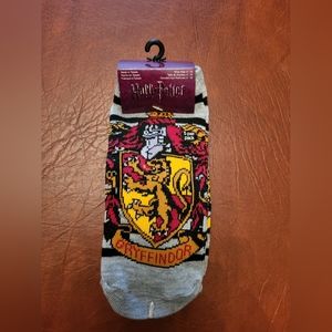 Harry Potter Hogwarts House Crests 5 Pairs Of Ankle Socks, New With Tags